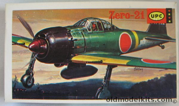 UPC 1/70 Mitsubishi Type 21 Zero Fighter - (ex-Fujimi), 8026-49 plastic model kit